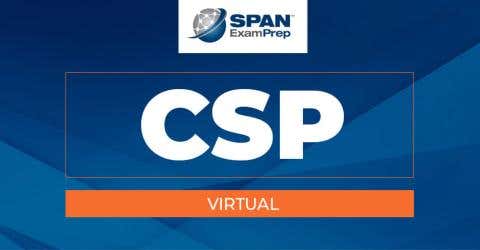 CSP Virtual Workshop - April 01-03, 2025 (9:00 a.m.-5:00 p.m., ET)